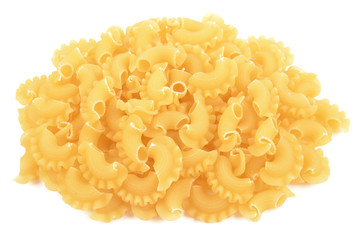 pasta on a white background