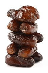 Dates on a white background
