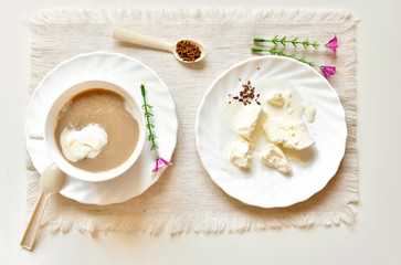 coffee with ice cream