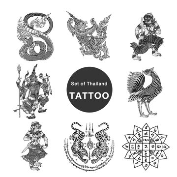 Thai tattoo symbols and meanings