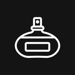 Perfume icon vector sign symbol for design