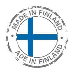 made in finland flag grunge icon