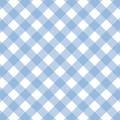 Checkered blue tablecloth background pattern