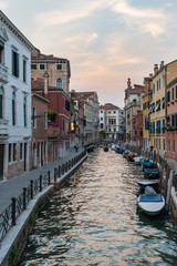 Fototapeta na wymiar Canal of Venice, Italy