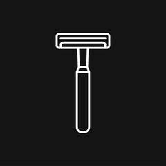 Razor icon vector sign symbol for design