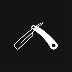 Razor icon vector sign symbol for design