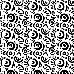 Cartooon doodle elements. Funny vector print with hand-drawn simple sketch design . Freehand decoration. Monochrome illustration