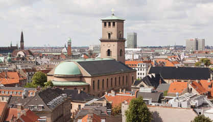 Fototapeta na wymiar Copenhagen Cityscape Views