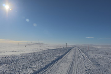 road in winter