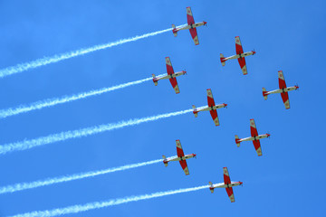 Flugschau, Stans, Nidwalden, Schweiz
