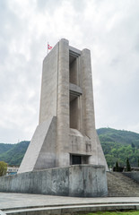 War Memorial near the Como lake in Italy.