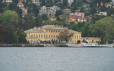 Naklejka premium Villa Olmo near the Como lake in Italy.