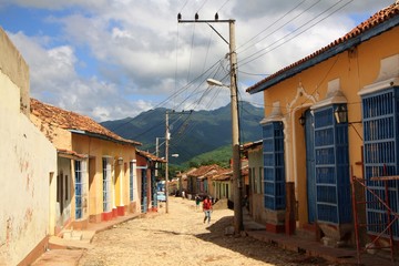 Straße in Trinidad auf Kuba