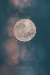 Full moon, Patagonia, Argentina