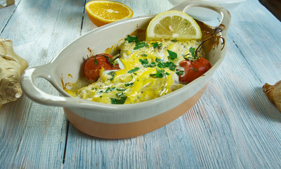 Baked Cod with Parmesan and Garlic Butter