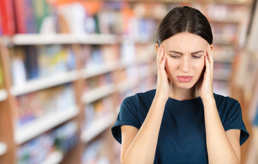 Woman suffering from toothache, tooth decay or sensitivity