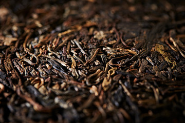 Pu'er tea leaves, Chinese fermented tea leaves 