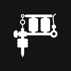 Tattoo Machine Icon vector sign symbol for design