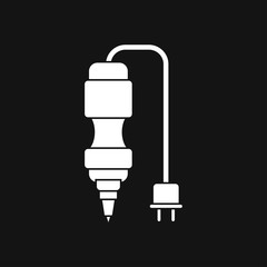 Tattoo Machine Icon vector sign symbol for design