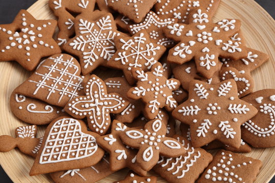 Gingerbread cookies.