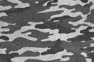 White black camouflage fabric texture background