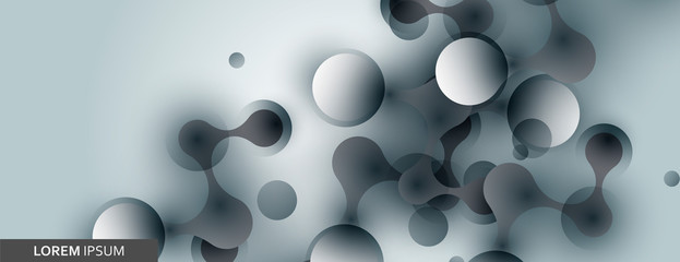 Abstract fluid pattern molecules design