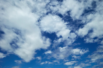 Obraz premium blue sky with clouds