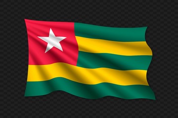Obraz premium 3D Waving Flag