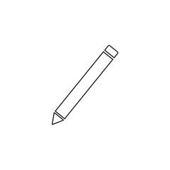 Edit line icon, pen outline vector logo, linear pictogram isolated on white, pixel perfect illustration