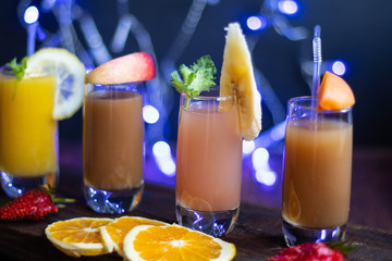 christmas table decoration with candles