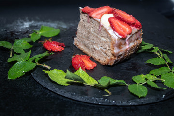 steak with vegetables