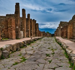 ruins of an old city