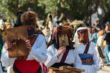 Iberian Mask Festival Parade in Lisbon