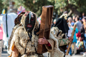 Iberian Mask Festival Parade in Lisbon