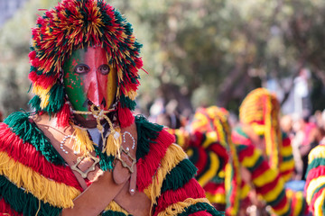 Masked Men (Caretos de Podence) at Iberian Mask International Festival in Lisbon