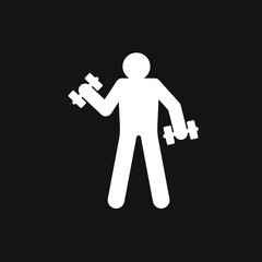 Weight Icon vector sign symbol for design