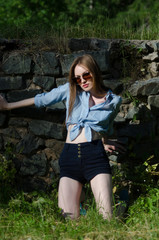 beautiful girl in the Park