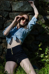 beautiful girl in the Park