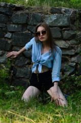 beautiful girl in the Park