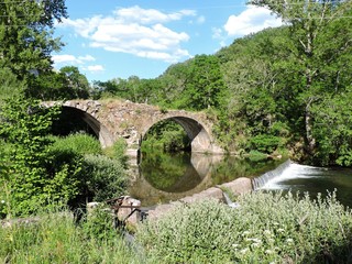 Antiguo puente romano en tierras leonesas