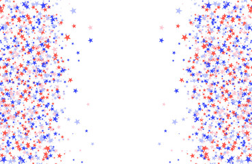 July 4th pattern made of stars