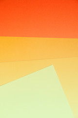 top view layout of a blank piece of paper colorful greeting card background with copy space. Pattern the concept of minimal geometry.