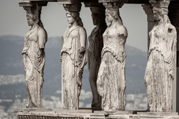 Temples ruins of Ancient Greece civilization