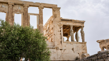 Obraz premium Temples ruins of Ancient Greece civilization