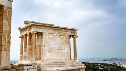 Temples ruins of Ancient Greece civilization