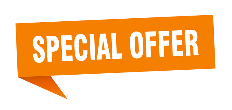 Special Offer 3d Speech Bubble Sign