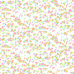 Seamless pattern with glaze sweet sprinkles. Candy bright sprinkles background vector.