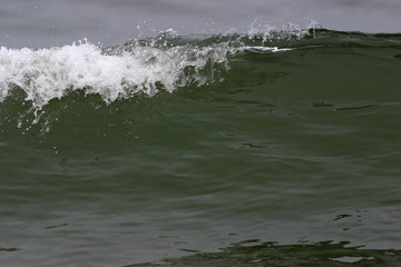 高速シャッターで撮った海の波の形