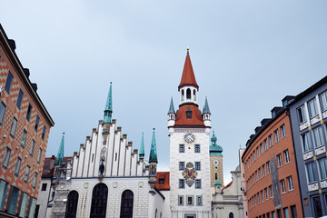 Fototapeta na wymiar Old Town Hall. Munich