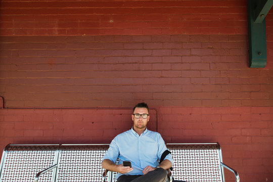 Businessman Ready To Get To Work